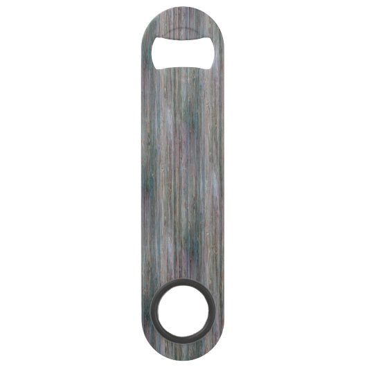 Wetter-geschlagener hölzerner Korn-Bambusblick Speedflaschenöffner (Vorderseite)