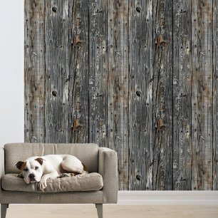 Wetter Holzplanken Tapete