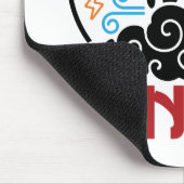 Wetter Ninja Meteorologe Meteorologie Weatherman Mousepad (Ecke)