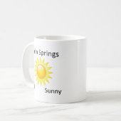 Wetter Palm Springs Kaffeetasse (Vorderseite Links)