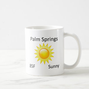 Wetter Palm Springs Kaffeetasse