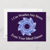 Wetter Postkarte (Vorne/Hinten)