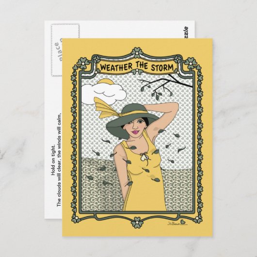 Wetter: Storm_C_ Postkarte (Vorne/Hinten)