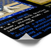 Wetter- und Bea-Name-Plakat Poster (Ecke)