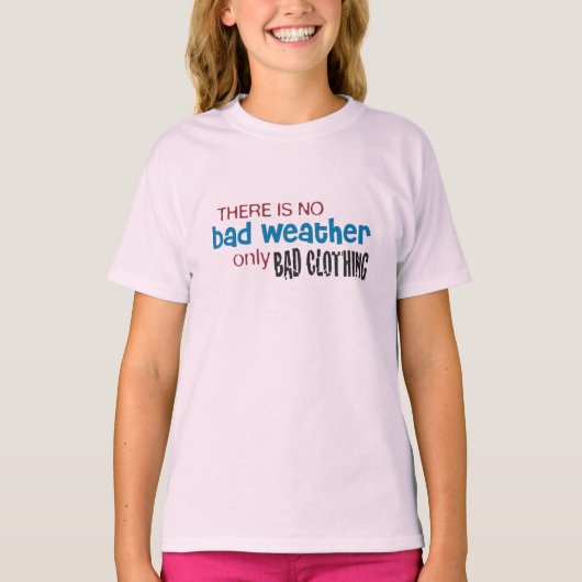 Wetter und Kleidung T-Shirt (Vorderseite)