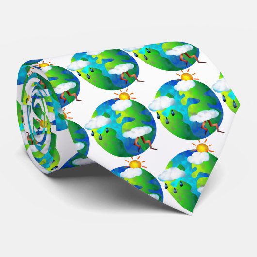 Wetter-Welt Krawatte (Gerollt)