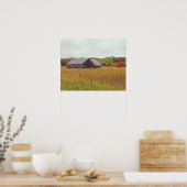 "WETTERBARN, GOLDENFELD, FALLFARBE" POSTER (Küche)