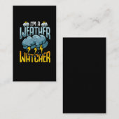 Wetterbeobachter-Spaß Funny Meteorology Profession Visitenkarte (Vorne/Hinten)