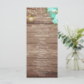 Wetterbewald und Laterne - Aquamarin - Programm (Stehend Vorderseite)