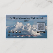 Wetterbezogene Standardmatte Telefonnummerkarte (Rückseite)