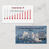 Wetterbezogene Standardmatte Telefonnummerkarte (Vorne/Hinten)