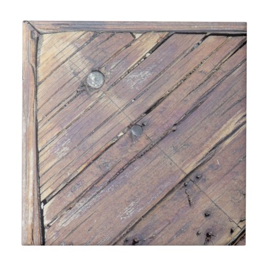 Wetterbezug aus Holz, Rough Textured Deck Fliese (Vorderseite)