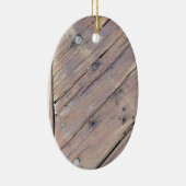 Wetterbezug aus Holz, Rough Textured Deck Keramik Ornament (Rechts)