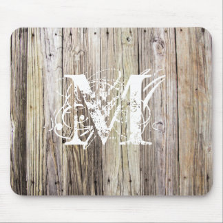 Wetterbezug mit Shabby Chic Monogram Mousepad