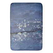 Wetterblauer Anstrich Abstrakt Badematte (Vorderseite Vertikal)