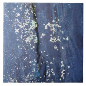 Wetterblauer Anstrich Abstrakt Fliese (Vorderseite)