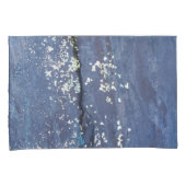 Wetterblauer Anstrich Abstrakt Kissenbezug (Vorderseite-Rechts)