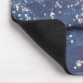 Wetterblauer Anstrich Abstrakt Mousepad (Ecke)