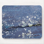 Wetterblauer Anstrich Abstrakt Mousepad (Vorne)