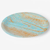 Wetterboard in blau und orange pappteller (Schrägansicht)