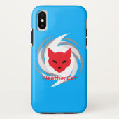WetterCat-Logo-Handy-Fall Case-Mate iPhone Hülle (Rückseite)