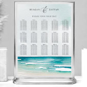 Wetterdiagramm für Hochzeiten am Strand Poster