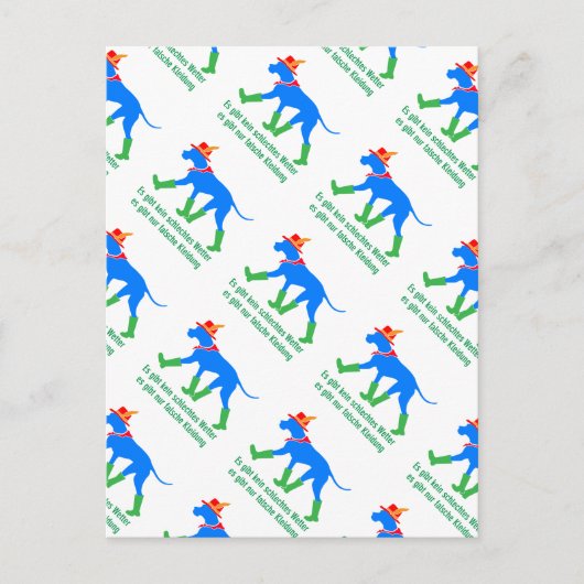 Wetterdogge Postkarte (Vorderseite)