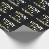 Wetterereignis des künftigen Meteorologen Geschenkpapier (Ecke)