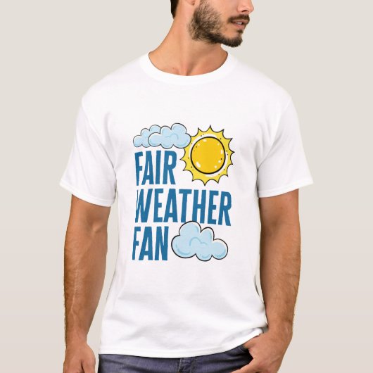 Wetterfan Meteorologe Weatherman T-Shirt (Vorderseite)