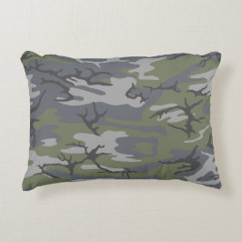 Wetterfertige Camouflage Dekokissen