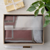 Wetterfertige Winter Red Barn Seidenpapier (Geschenk)