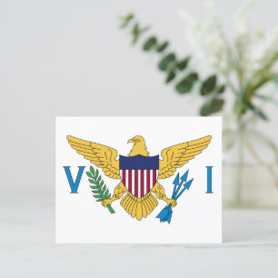 Wetterfeste Personalisiert-Gartenflagge Postkarte