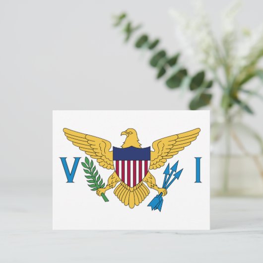 Wetterfeste Personalisiert-Gartenflagge Postkarte (Stehend Vorderseite)