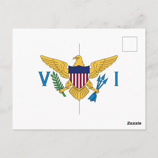 Wetterfeste Personalisiert-Gartenflagge Postkarte (Rückseite)