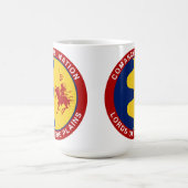 wetterfeste Personalisierte Hausflagge Kaffeetasse (Mittel)