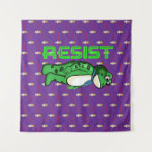 Wetterfeste personalisierte Hausflagge Resist Fros Wandteppich (Vorderseite (Horizontal))