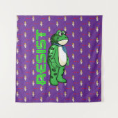 Wetterfeste personalisierte Hausflagge Resist Fros Wandteppich (Vorderseite)