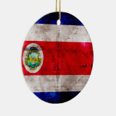 Wetterflagge Costa Rica Keramikornament (Rechts)