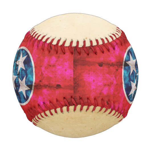 Wetterflagge des Vintagen Tennessees Baseball (Vorderseite)