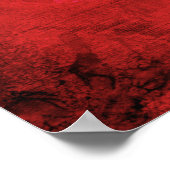 Wetterflagge des Vintagen Tennessees Poster (Ecke)