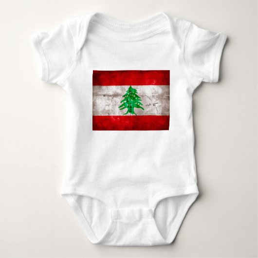 Wetterflagge im Libanon Baby Strampler (Vorderseite)