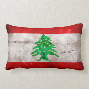 Wetterflagge im Libanon Lendenkissen