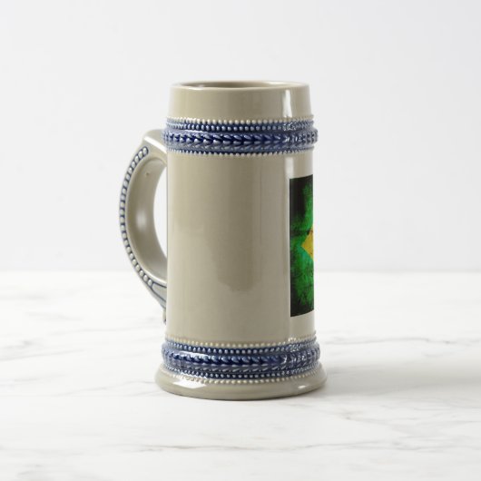 Wetterflagge in Brasilien Bierglas (Vorderseite Links)