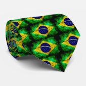 Wetterflagge in Brasilien Krawatte (Gerollt)