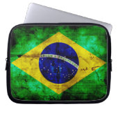 Wetterflagge in Brasilien Laptopschutzhülle (Vorderseite)