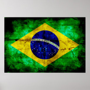 Wetterflagge in Brasilien Poster