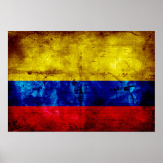 Wetterflagge in Kolumbien Poster