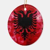 Wetterflagge Keramik Ornament (Links)