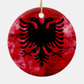 Wetterflagge Keramik Ornament (Hinten)