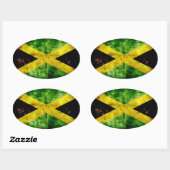 Wetterflagge Ovaler Aufkleber (Blatt)